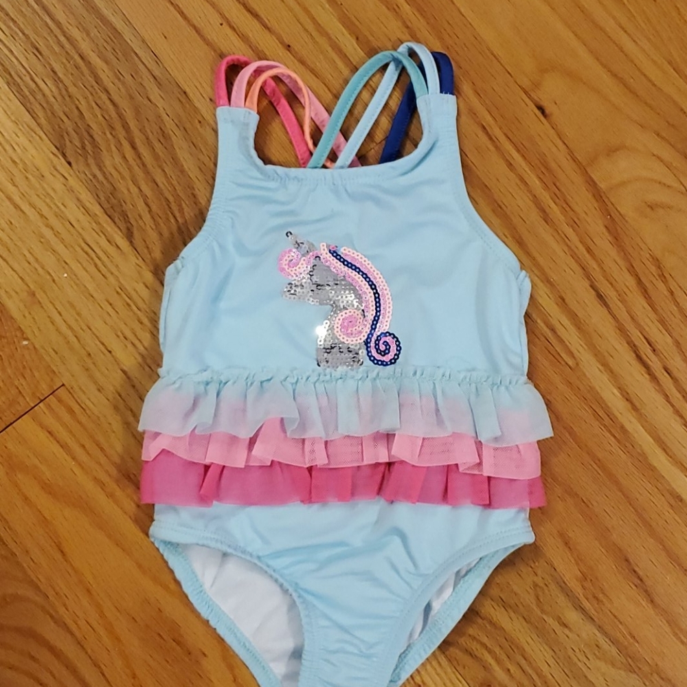 3t unicorn bathing suit